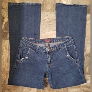 🍒RED APE BOOTCUT JEANS 9